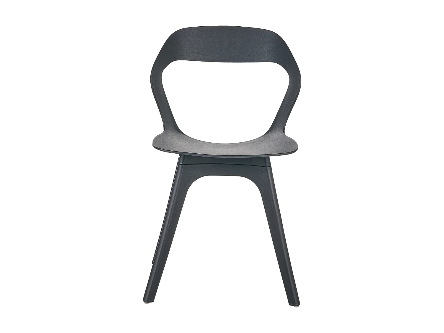 Lot de 4 chaises de jardin LACHANIA Noir