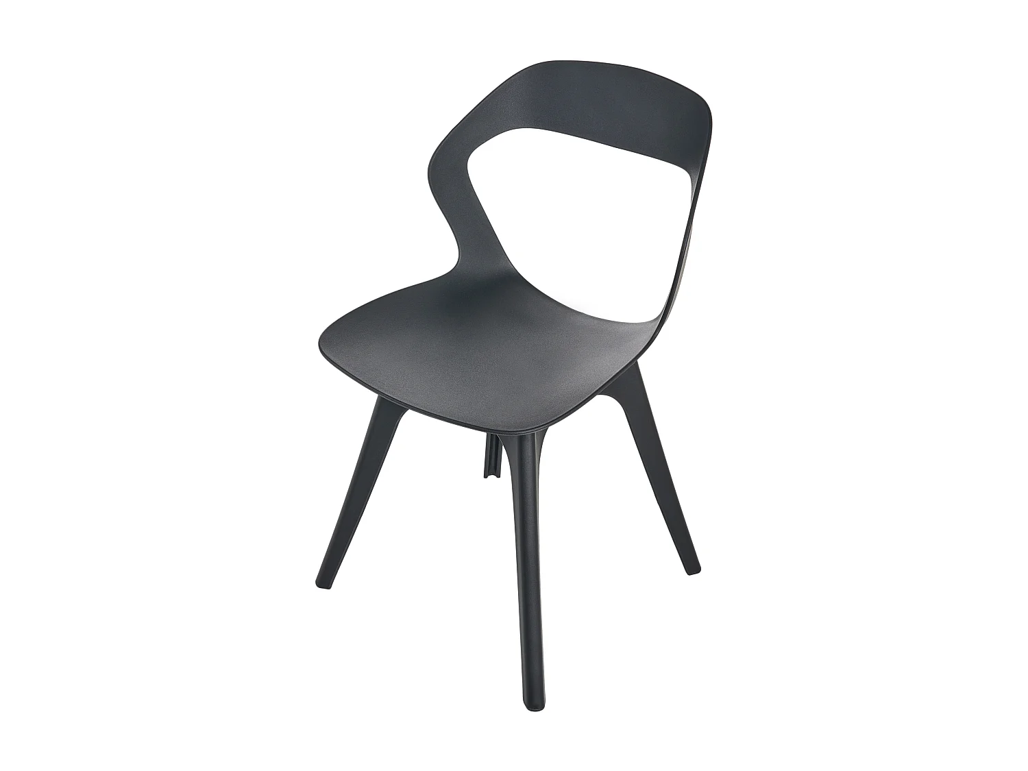 Lot de 4 chaises de jardin LACHANIA Noir