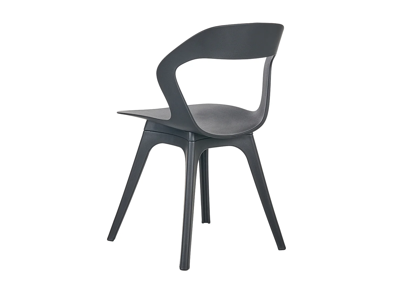 Lot de 4 chaises de jardin LACHANIA Noir