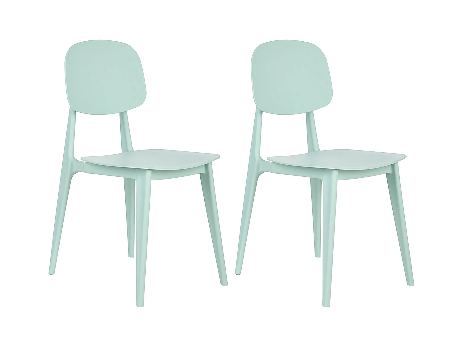 Lot de 2 chaises de jardin KATTAVIA Vert menthe
