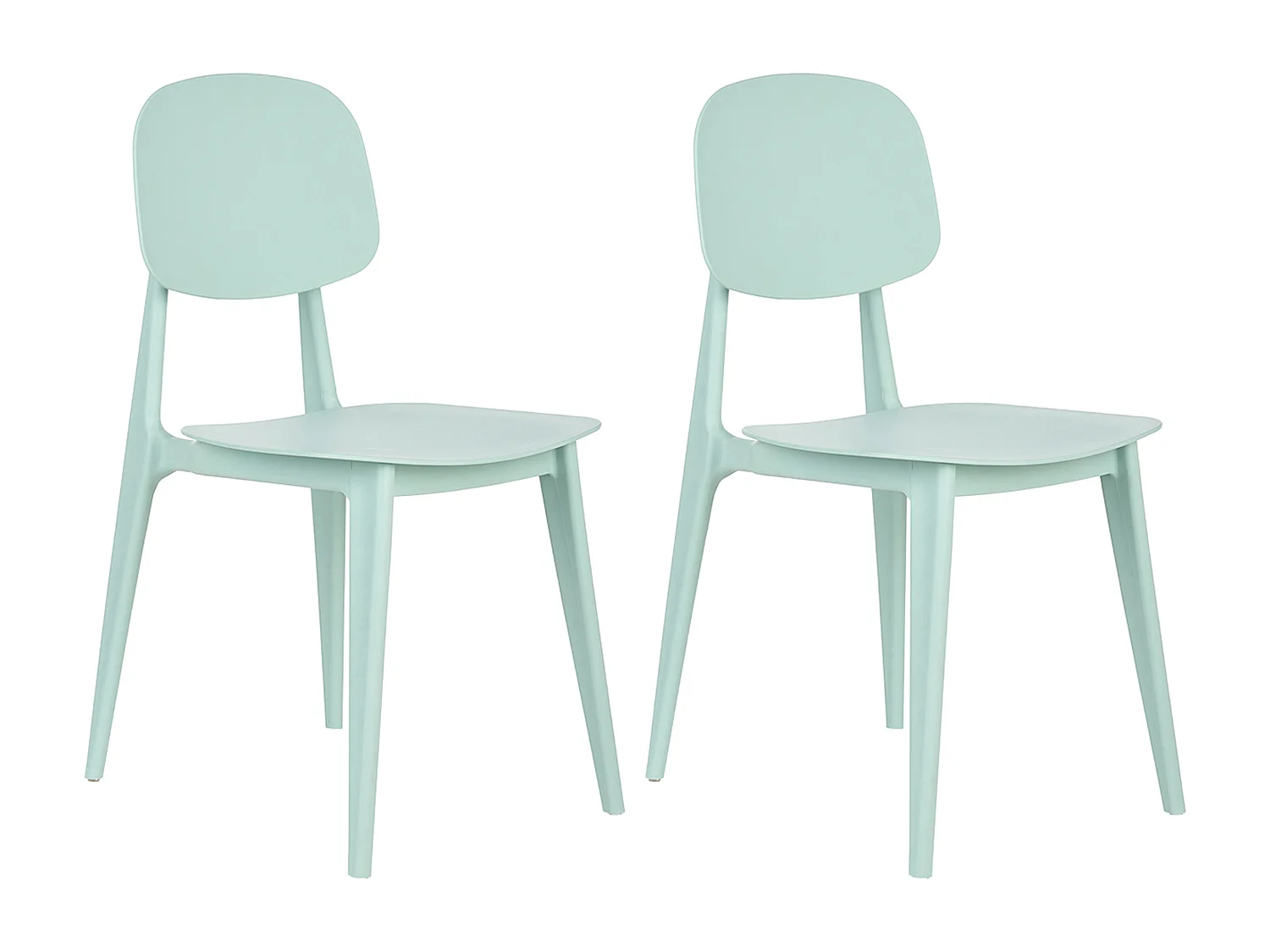 Lot de 2 chaises de jardin KATTAVIA Vert menthe