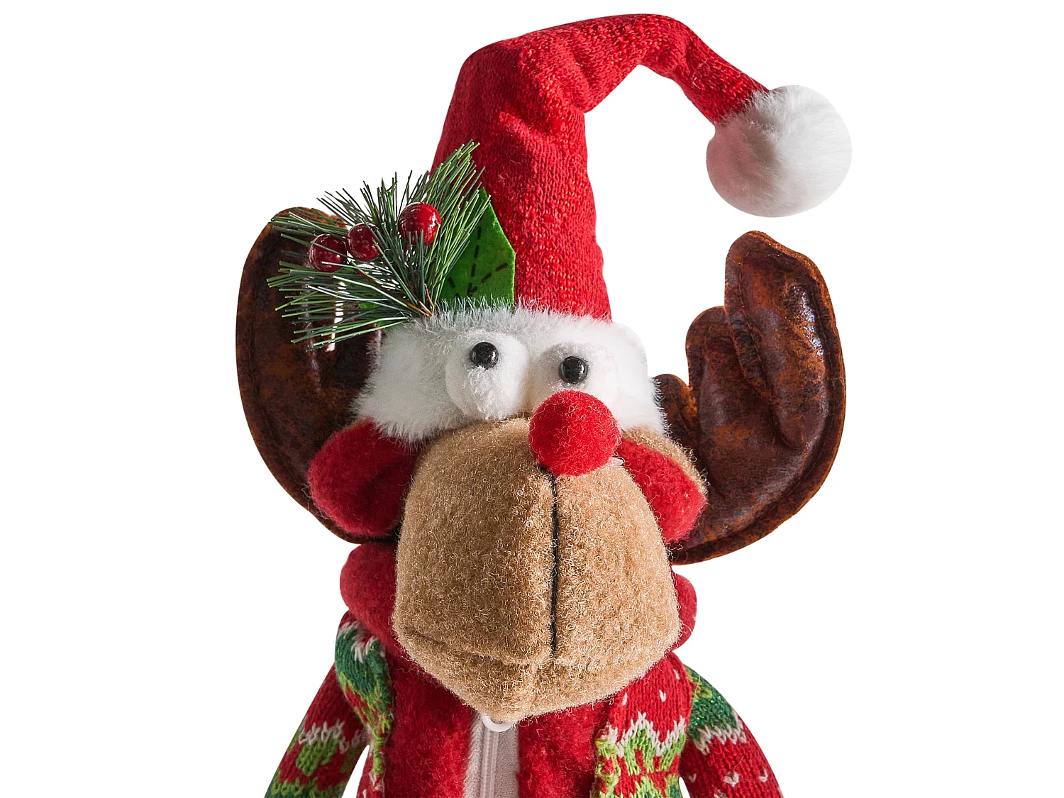 Set of 2 Christmas Decorations GEITSJOEN Reindeer 55/58 cm Multicolour