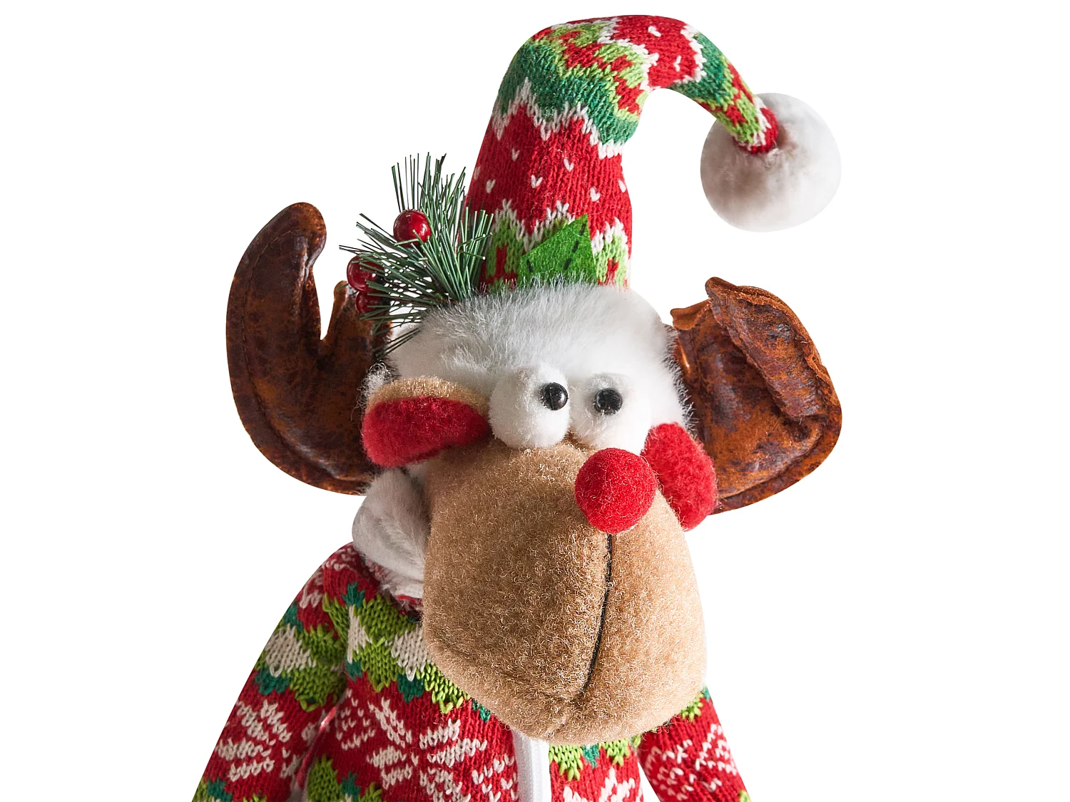 Set of 2 Christmas Decorations GEITSJOEN Reindeer 55/58 cm Multicolour