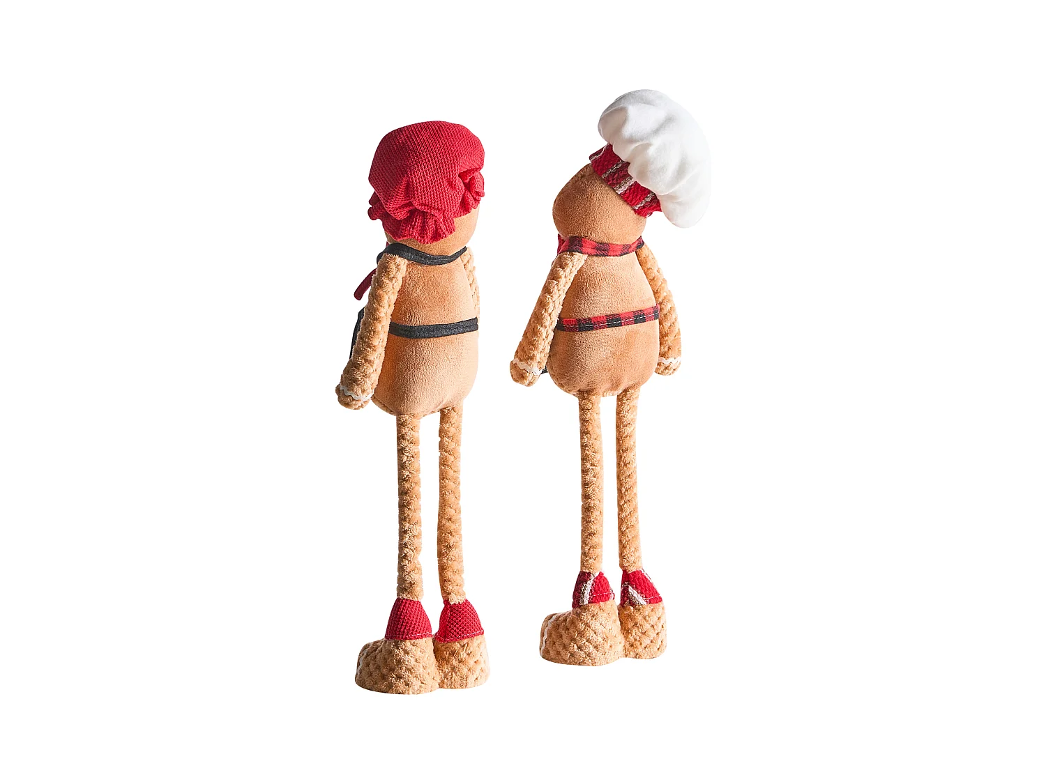 Lot de 2 décorations de Noël FLAKAVATNET Bonhomme de pain d'épice 54 cm Marron