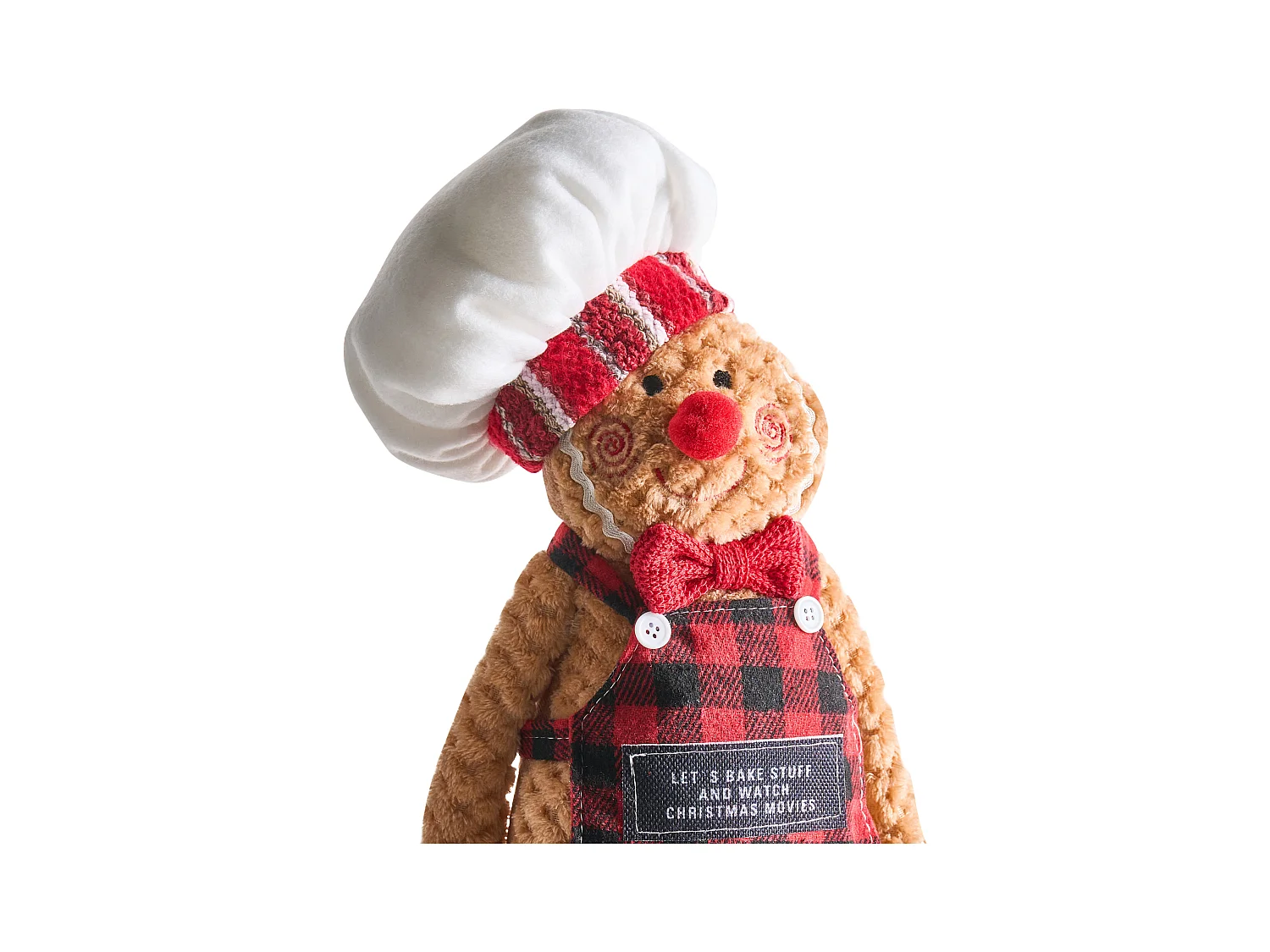 Lot de 2 décorations de Noël FLAKAVATNET Bonhomme de pain d'épice 54 cm Marron