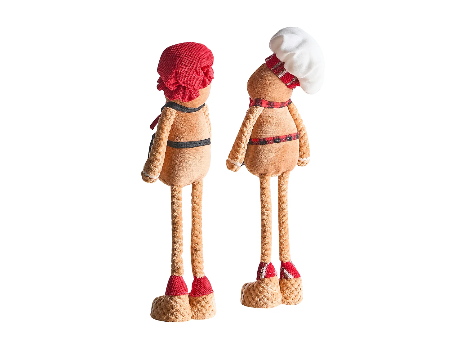 Lot de 2 décorations de Noël FLAKAVATNET Bonhomme de pain d'épice 54 cm Marron