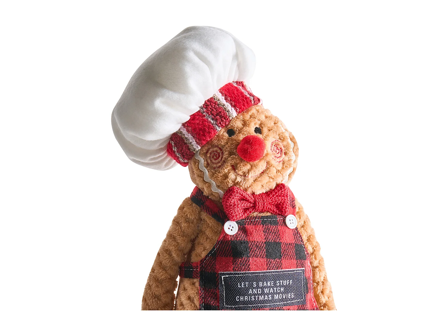 Lot de 2 décorations de Noël FLAKAVATNET Bonhomme de pain d'épice 54 cm Marron