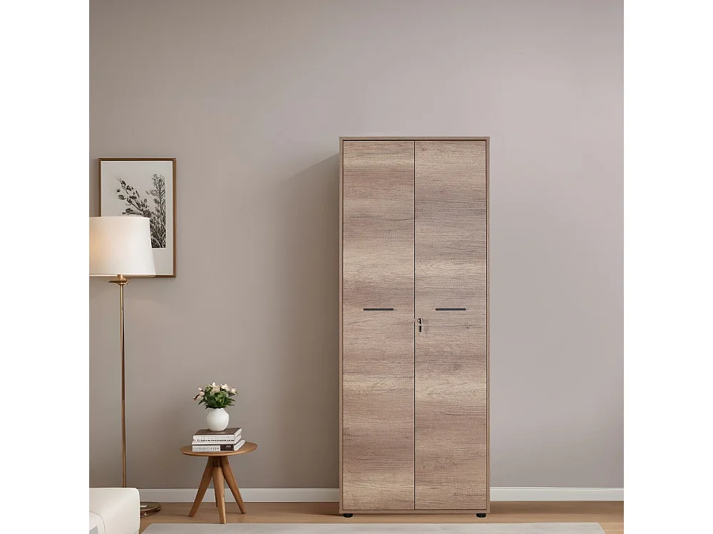 Librería – 72 cm x 187 cm x 34 cm – Nogal claro – Tablero de partículas