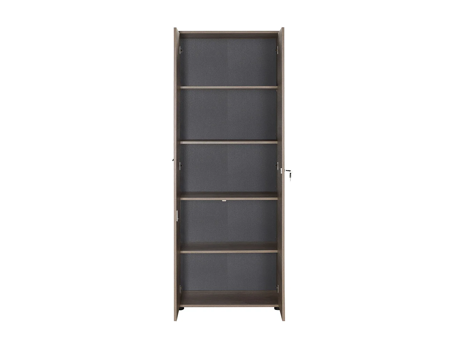 Librería – 72 cm x 187 cm x 34 cm – Nogal claro – Tablero de partículas