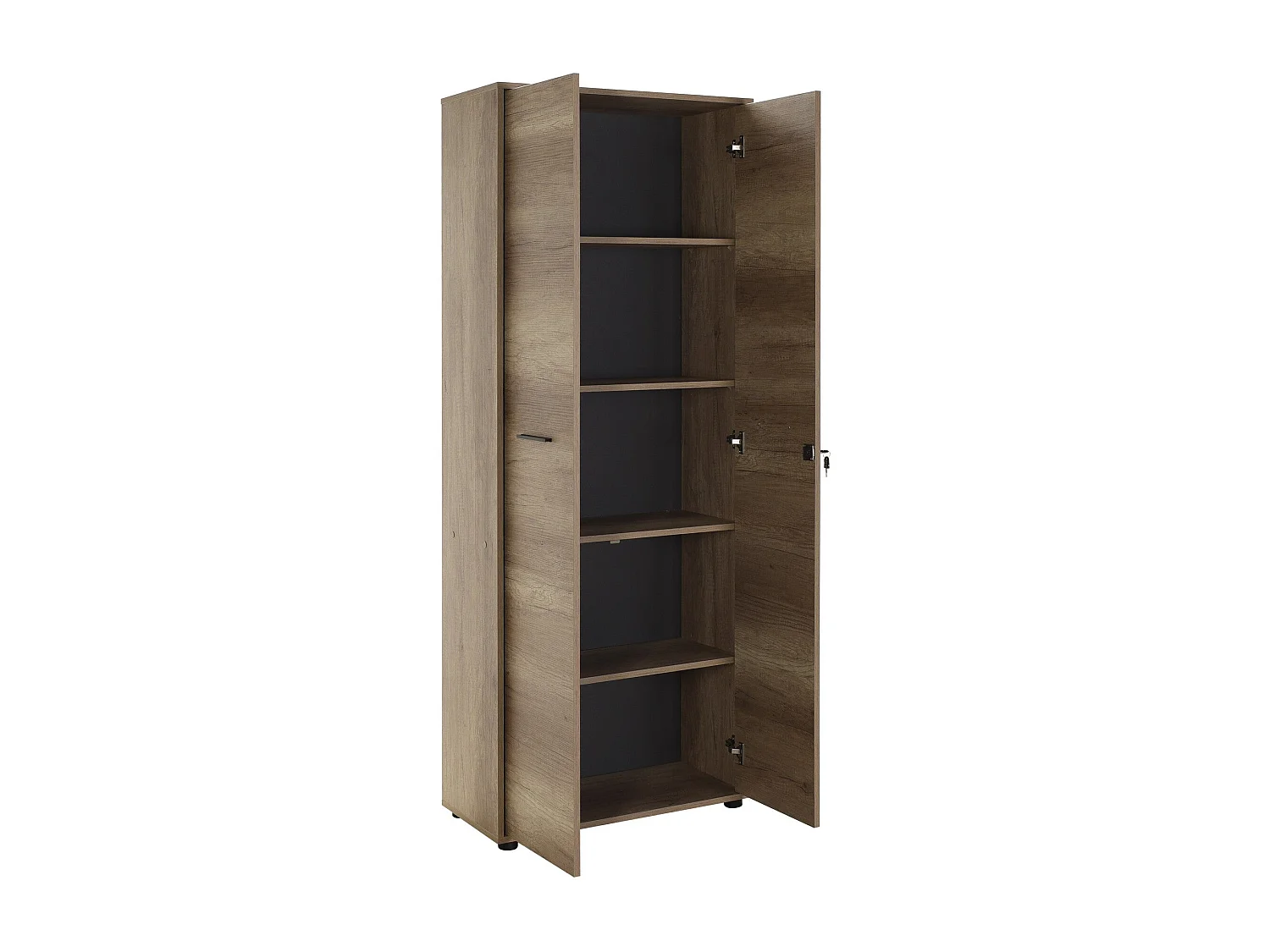 Librería – 72 cm x 187 cm x 34 cm – Nogal claro – Tablero de partículas