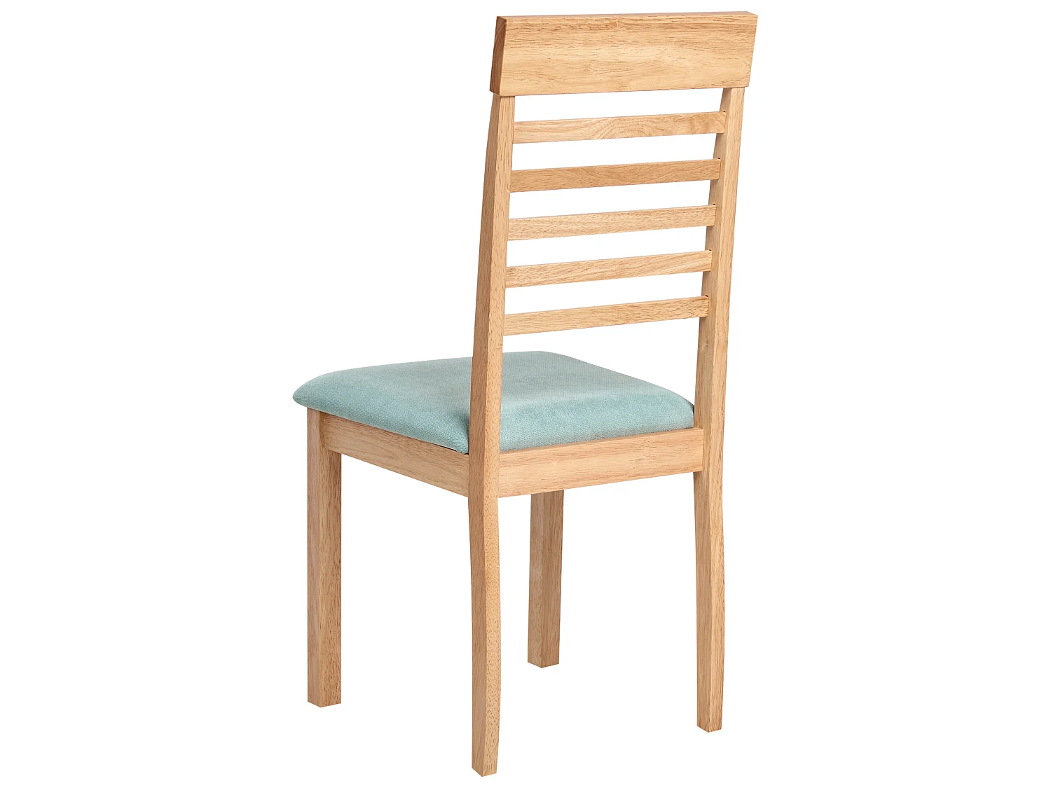 Lot de 2 chaises de salle à manger ORTLEY Bois Marron clair/menthe