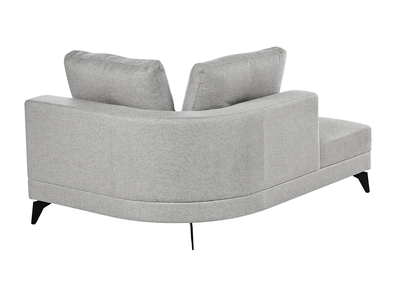 Chaise longue MARUM Lin synthétique Gris