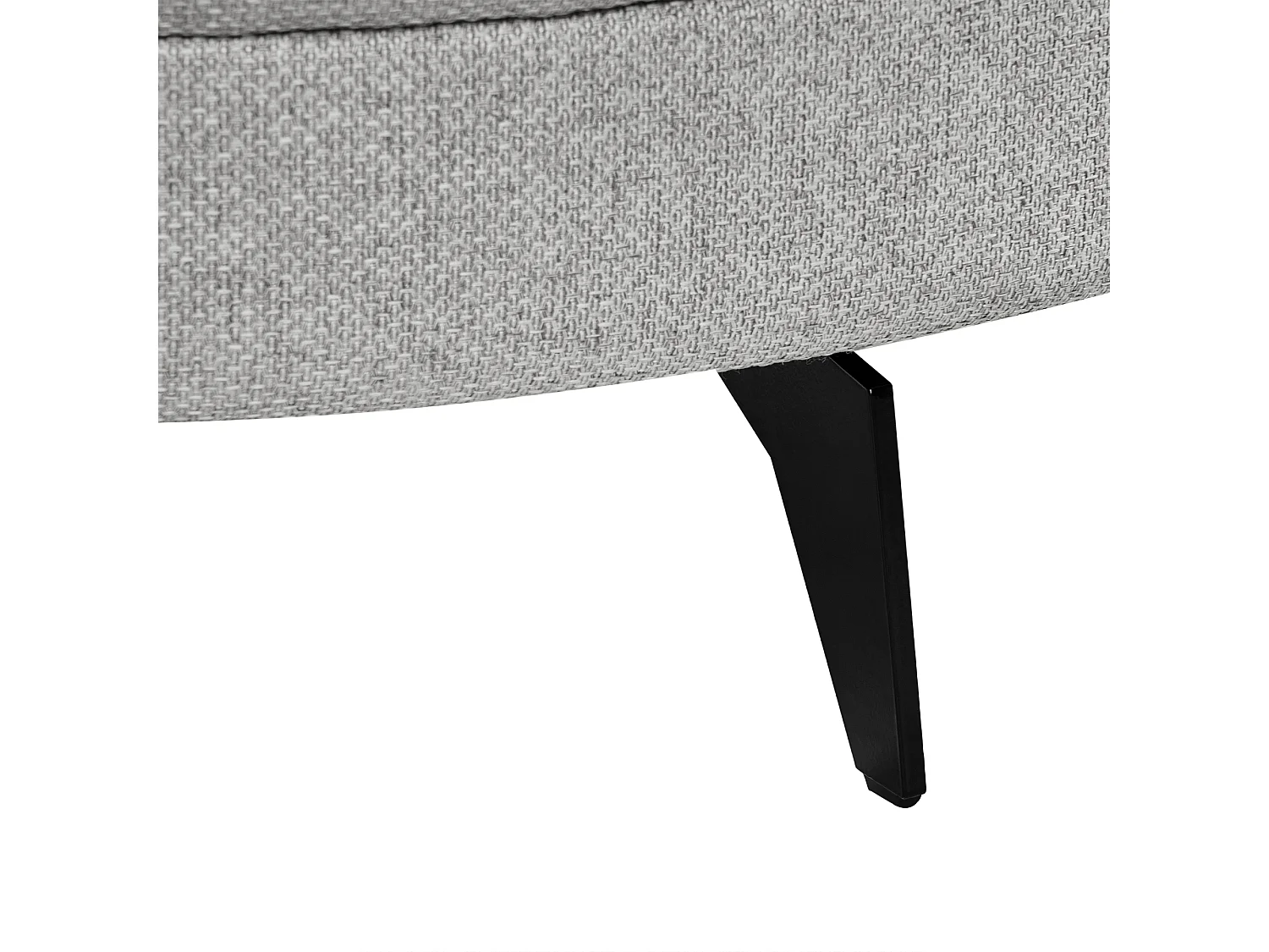 Chaise longue MARUM Lin synthétique Gris