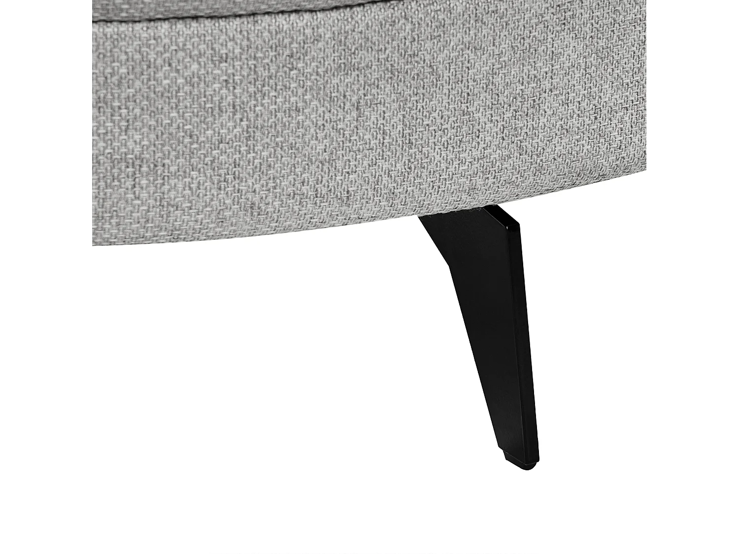 Chaise longue MARUM Lin synthétique Gris