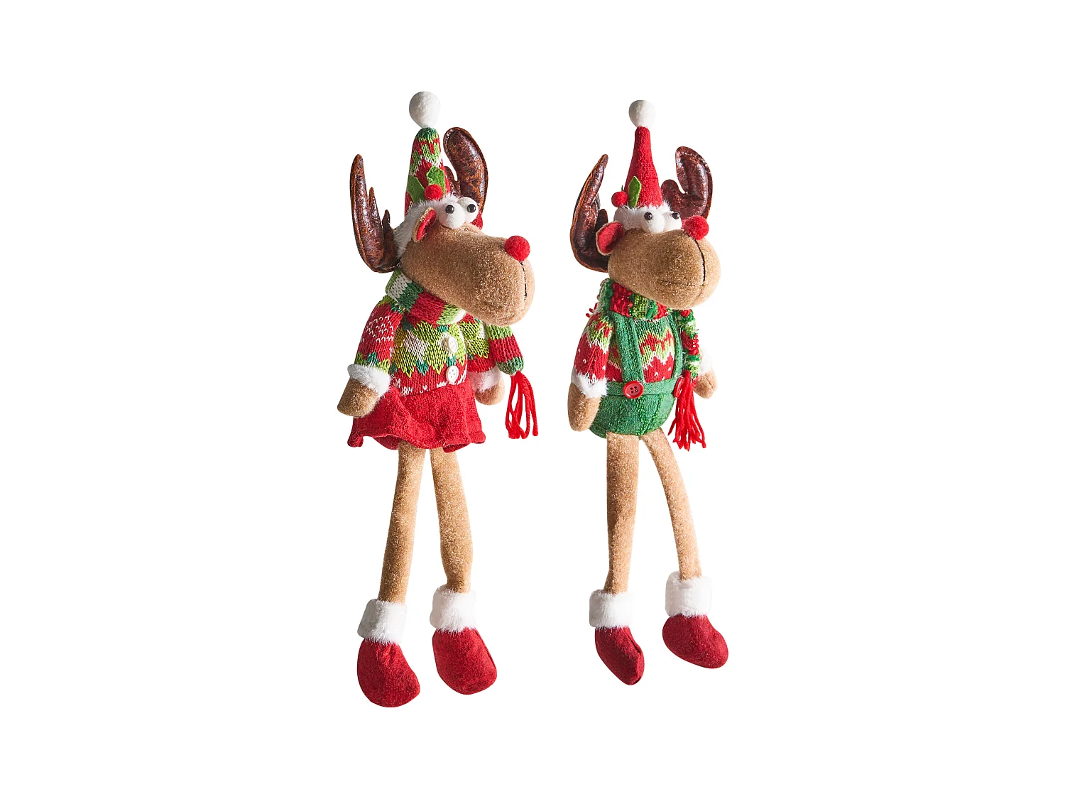 Lot de 2 décorations de Noël VATNDALSVATNET Renne 38 cm Multicolore