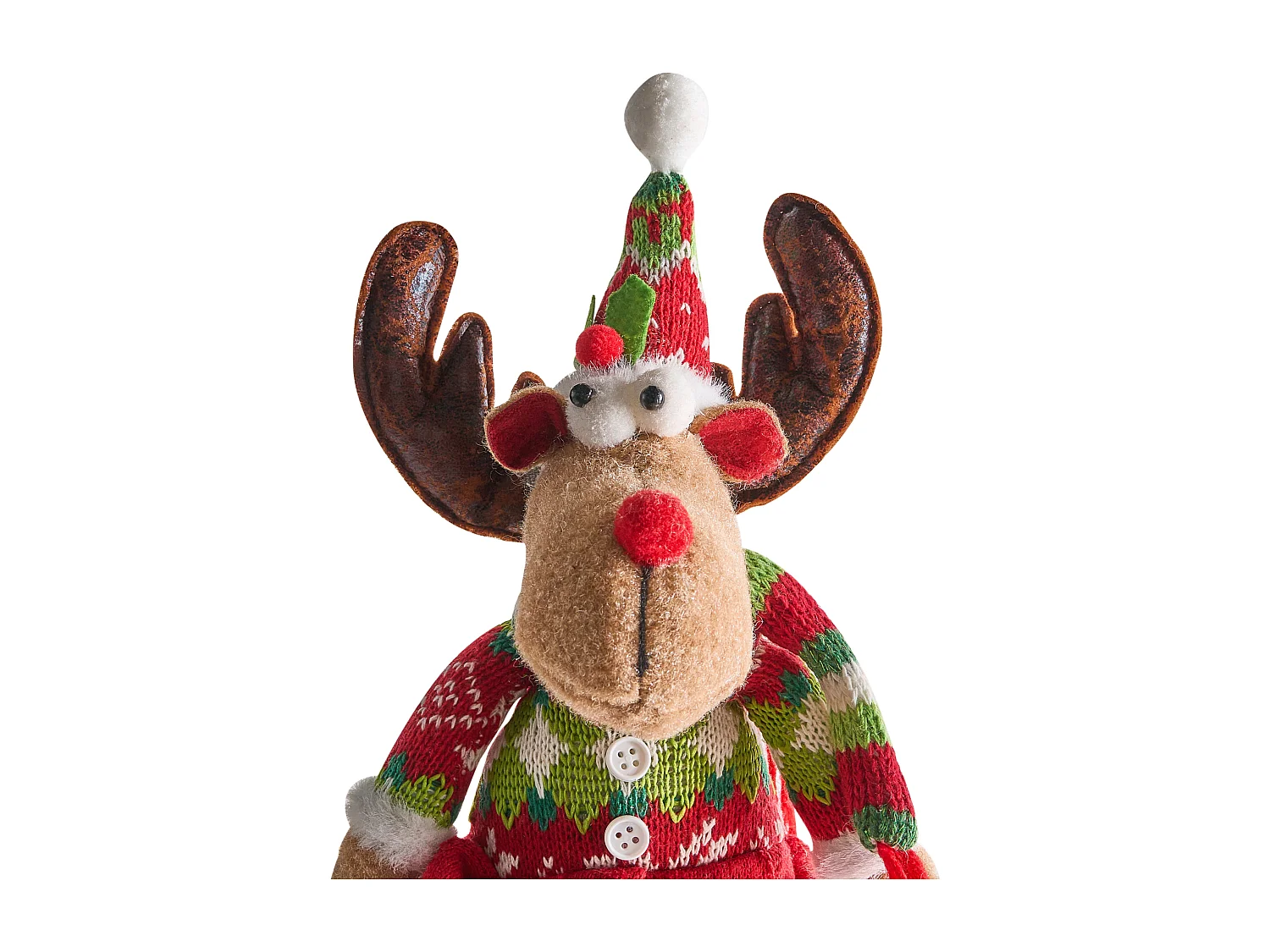 Lot de 2 décorations de Noël VATNDALSVATNET Renne 38 cm Multicolore