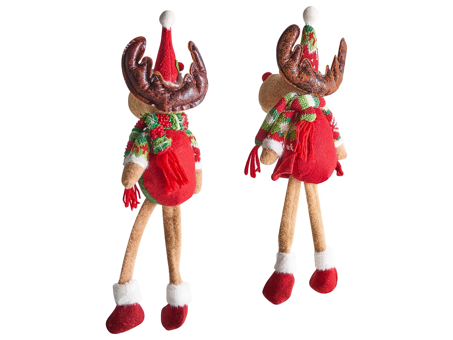 Set of 2 Christmas Decorations VATNDALSVATNET Reindeer 38 cm Multicolour
