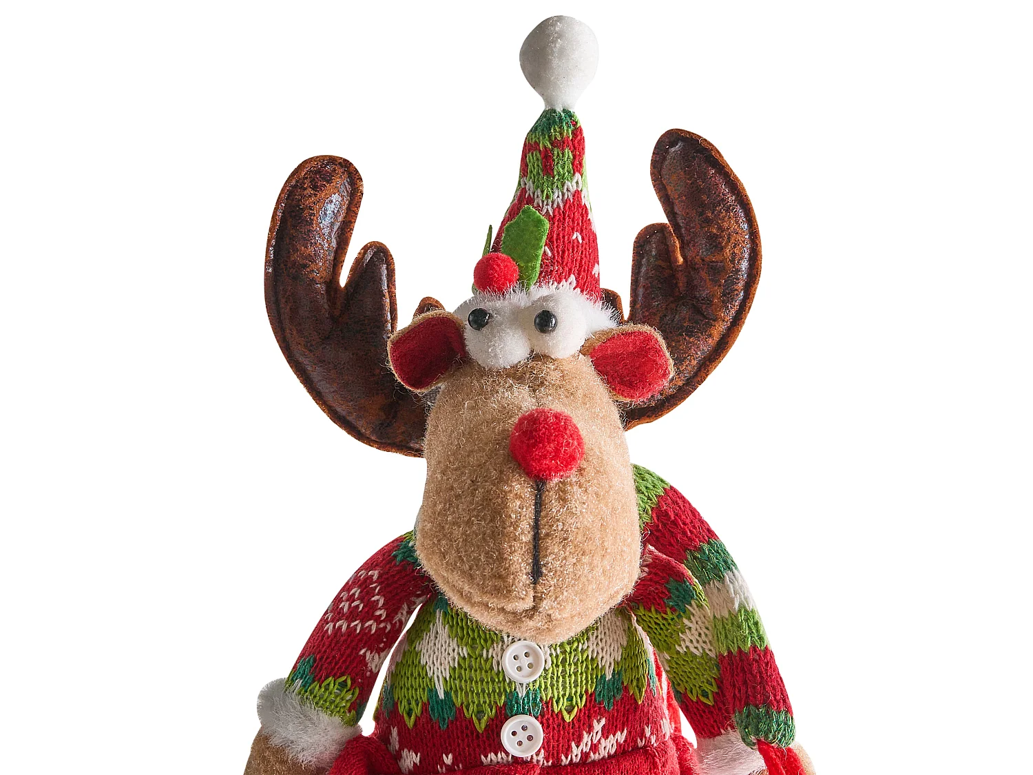 Set of 2 Christmas Decorations VATNDALSVATNET Reindeer 38 cm Multicolour