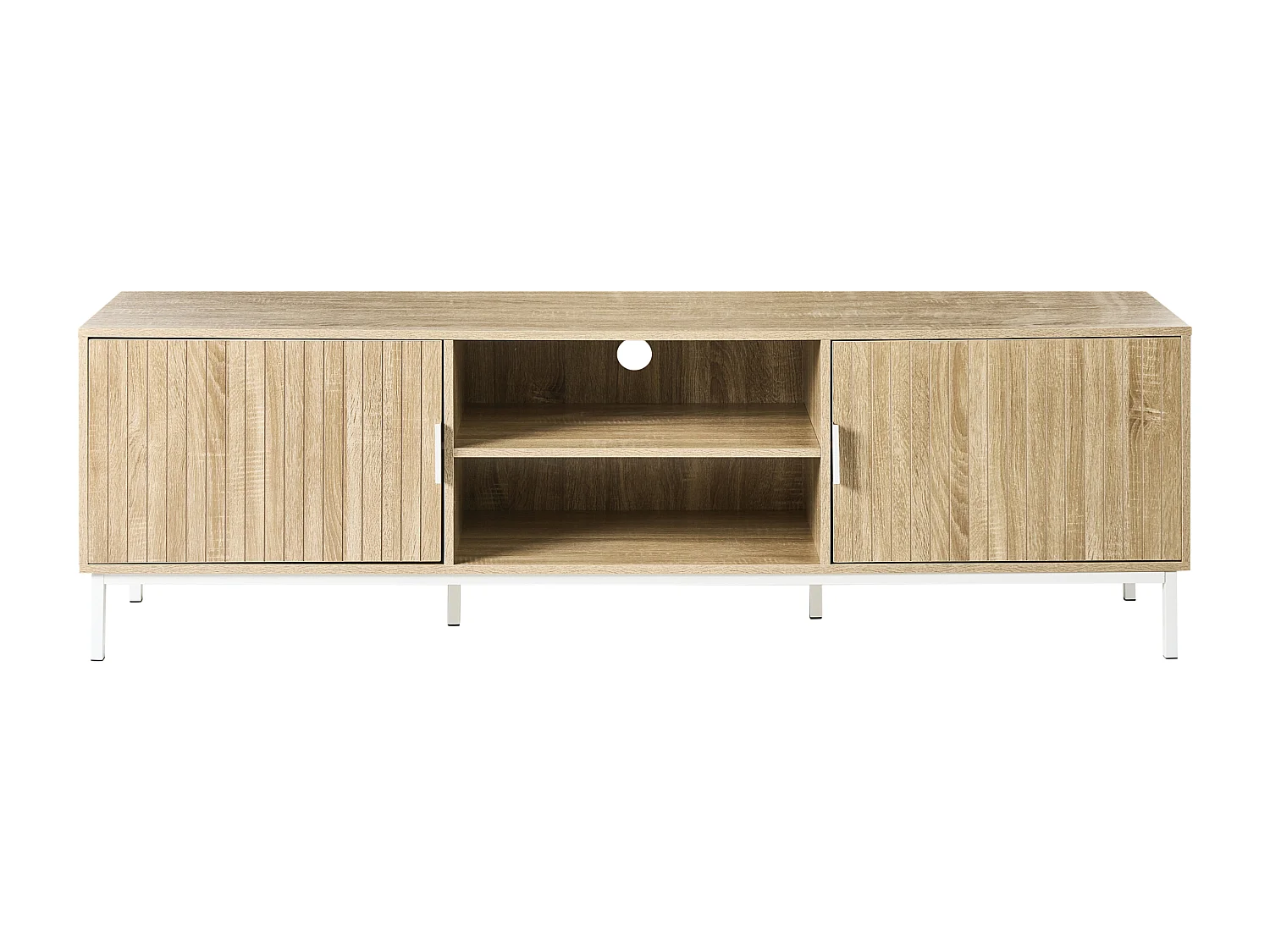 Meuble TV ROYALLA Marron clair