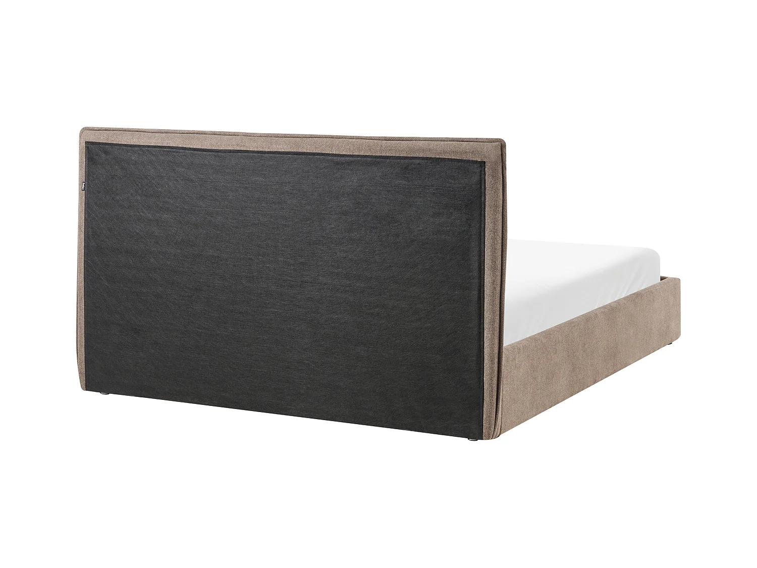 Lit ottoman Tissu TARASCON 160 x 200 cm Taupe