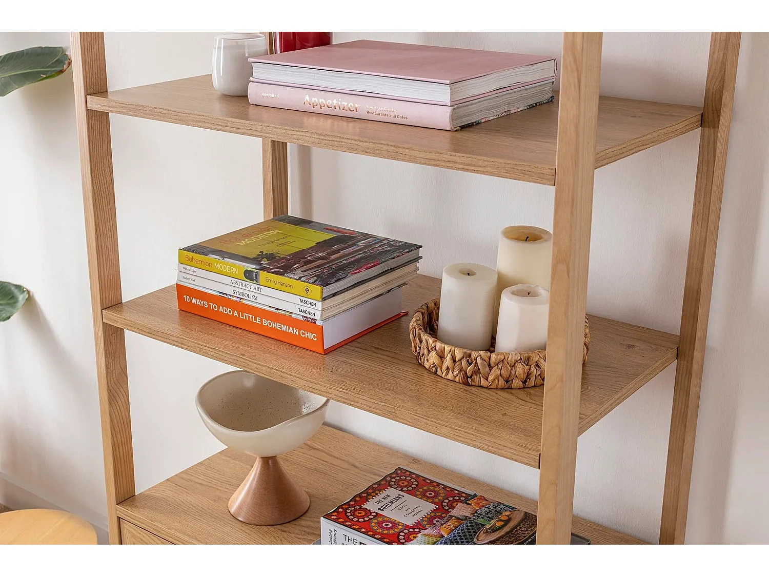 Estantería Kailua U110, Abierto|Abierta sin pared trasera, Aglomerado laminado, 183x75cm