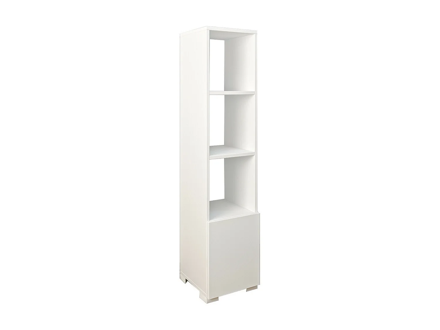 Bibliothèque – 136 cm x 31 cm x 29,6 cm – Blanc – Panneau de particules mélaminé