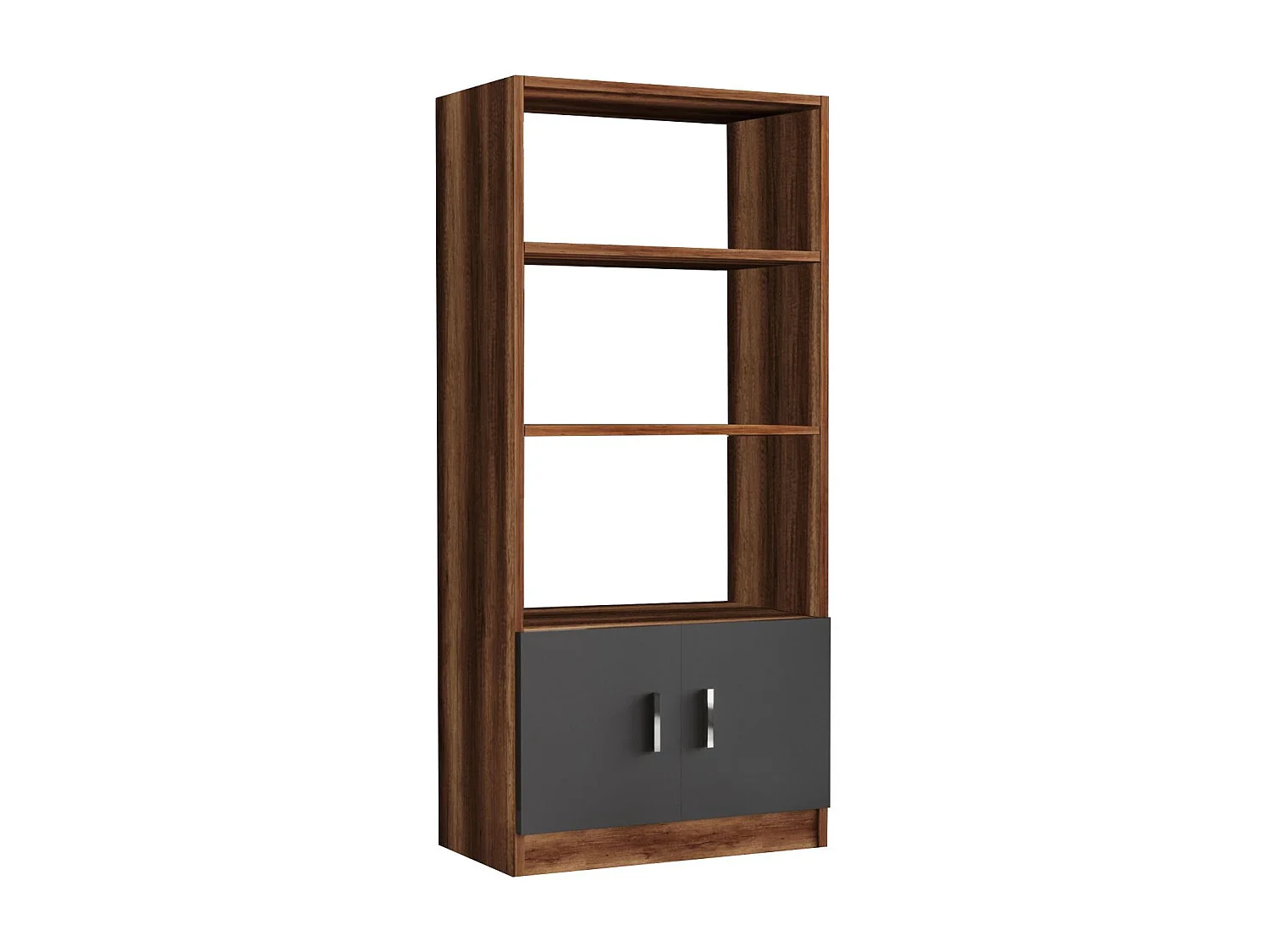 Estantería Kailua 1230, Abierta sin pared trasera|Con puertas, Aglomerado laminado, 140cm