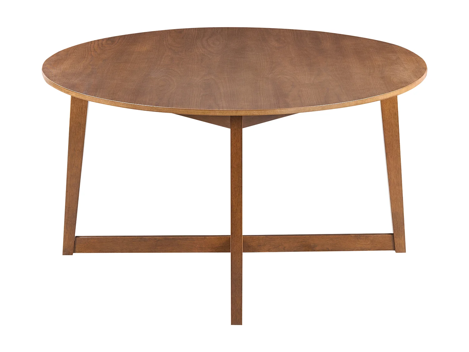 Table de repas WAIPORI Chêne foncé 140 cm 140 cm