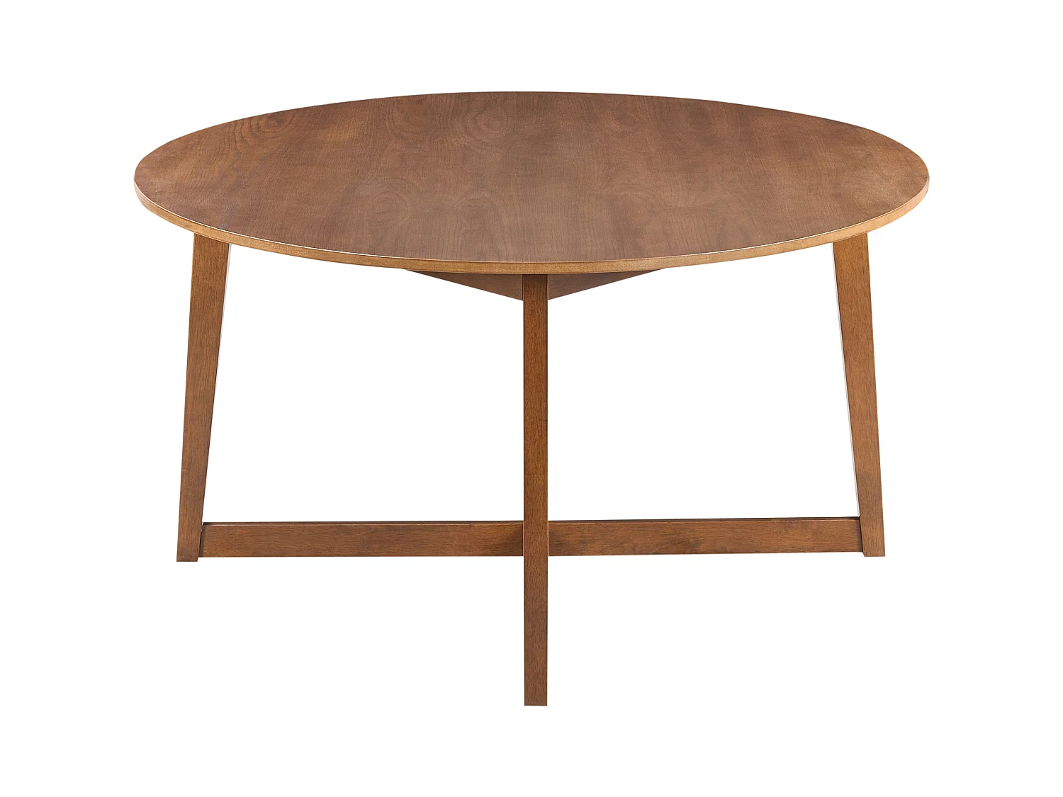 Table de repas WAIPORI Chêne foncé 140 cm 140 cm