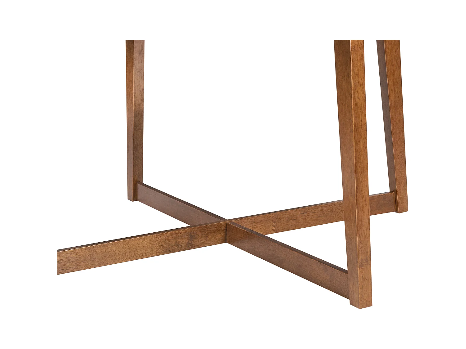 Table de repas WAIPORI Chêne foncé 140 cm 140 cm