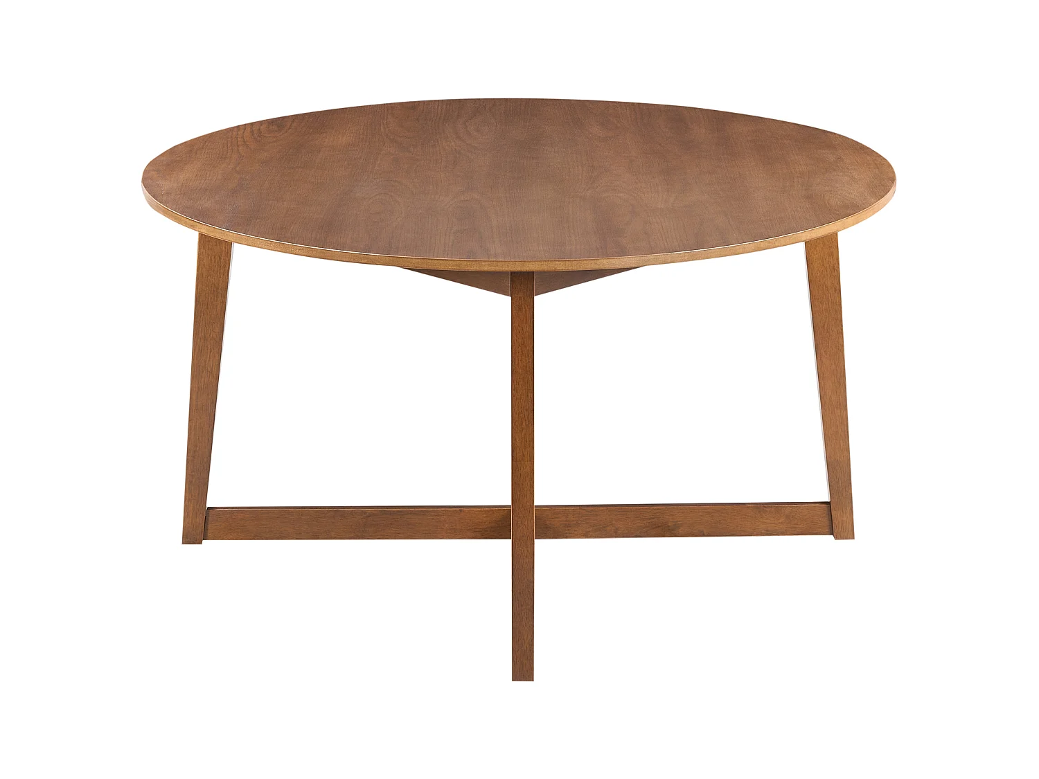 Table de repas WAIPORI Chêne foncé 140 cm 140 cm