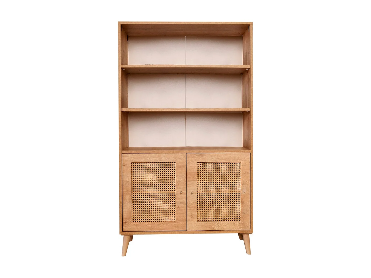 Estante de madera de haya – 90 x 40 x 58 cm – Roble