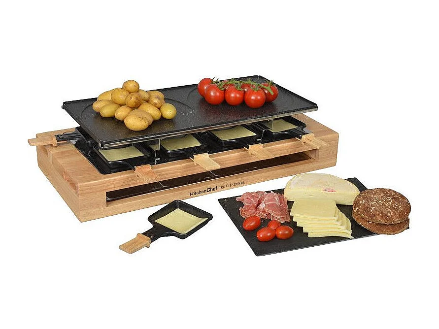 Appareil à raclette kitchen chef KCWOOD 8 MAXI