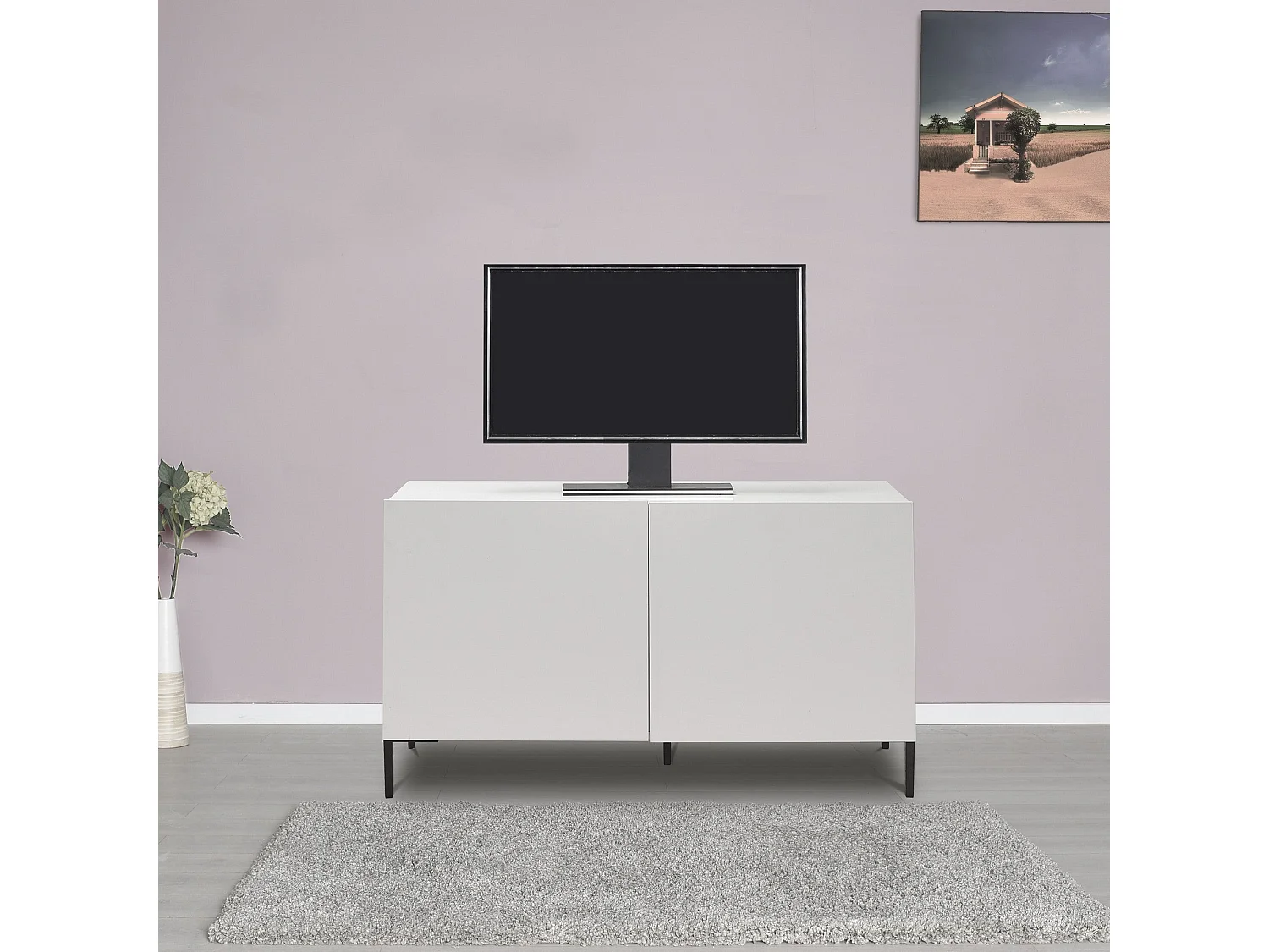 Meuble TV-Tvc-722-White Diamond