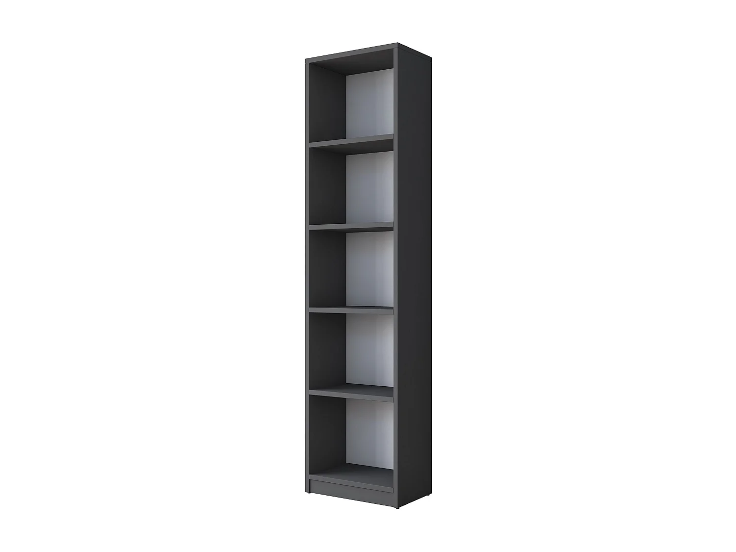Edles Regal - 40 x 161,8 x 25 cm - Anthrazit - Spanplatte