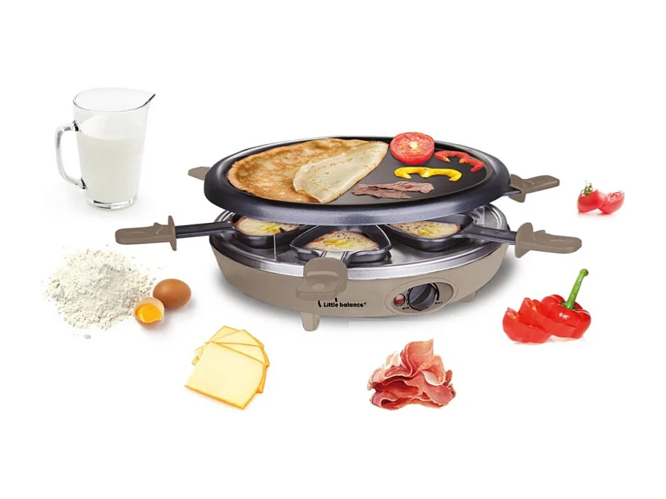 Little Balance Appareil à raclette 3en1 6 personnes 1200w - 8692
