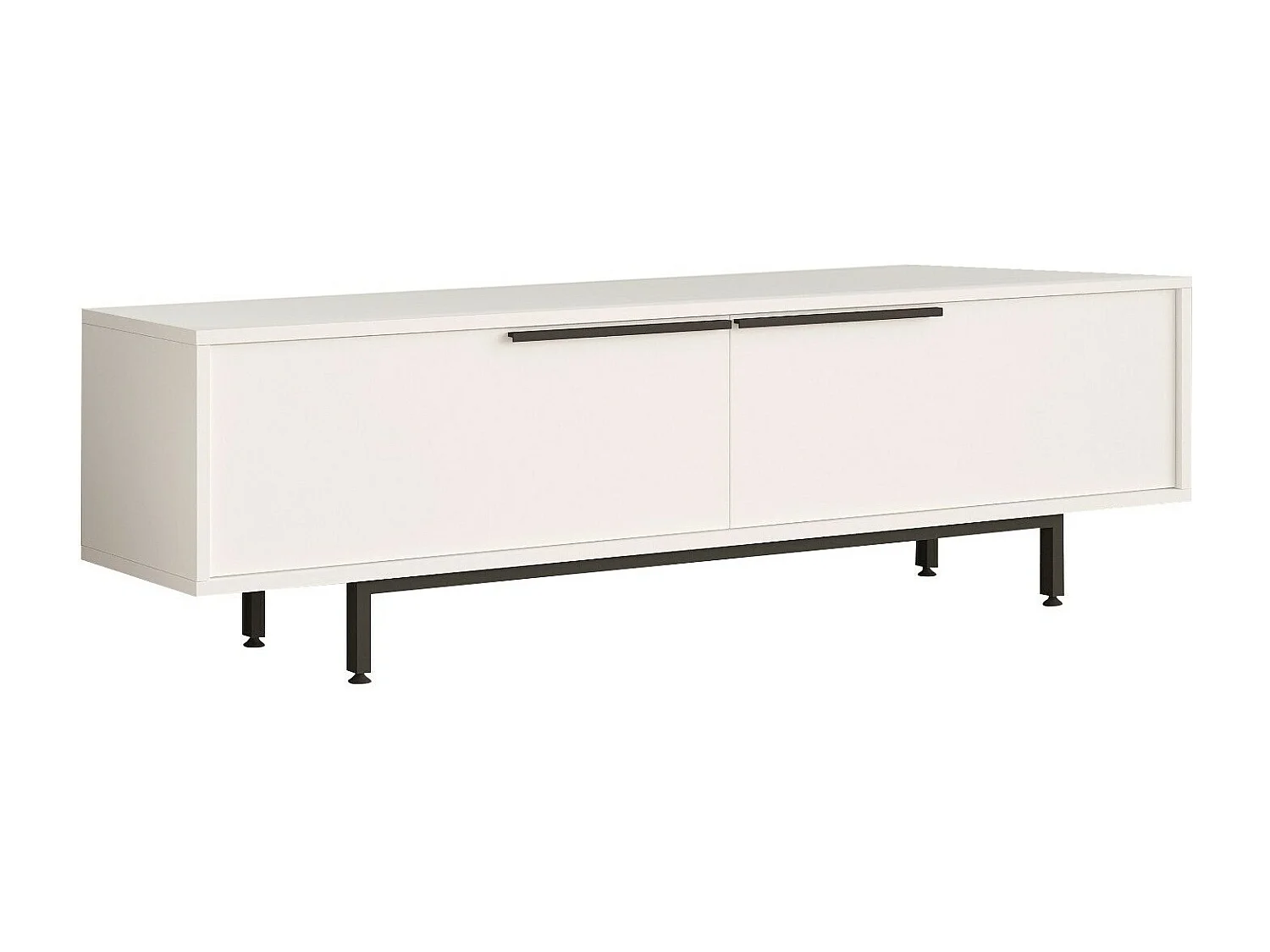 Mesa de tv Kailua AE100, Blanco, 160x45x36cm