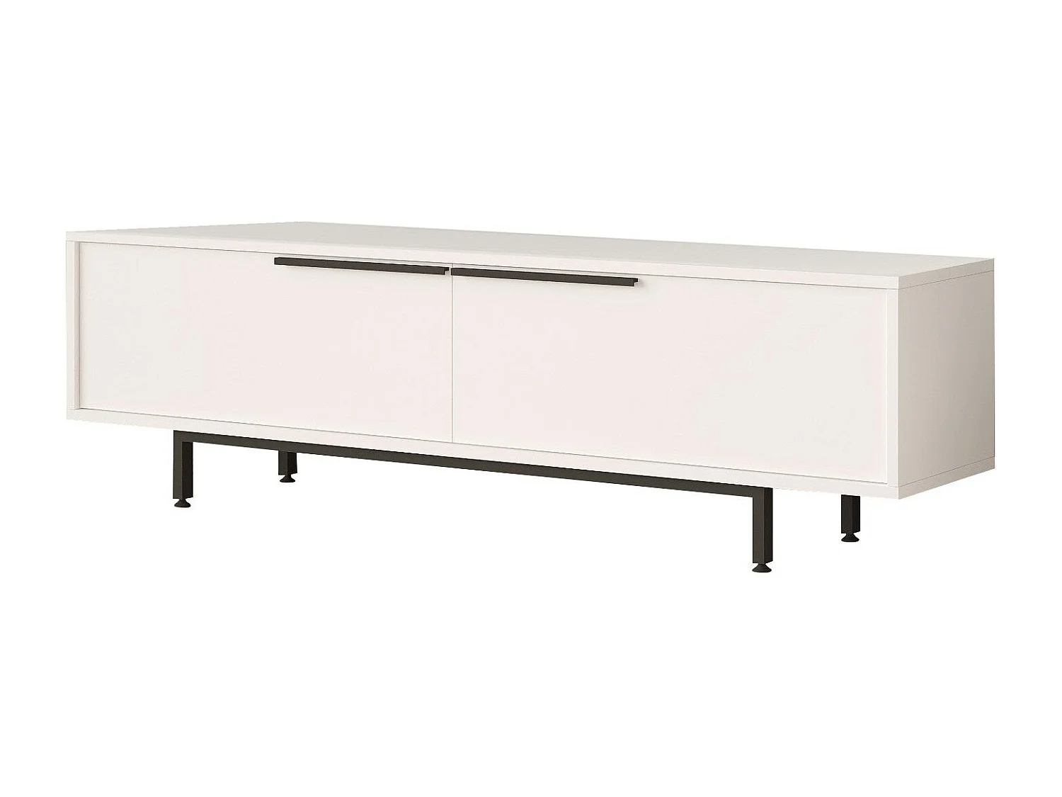 Mesa de tv Kailua AE100, Blanco, 160x45x36cm