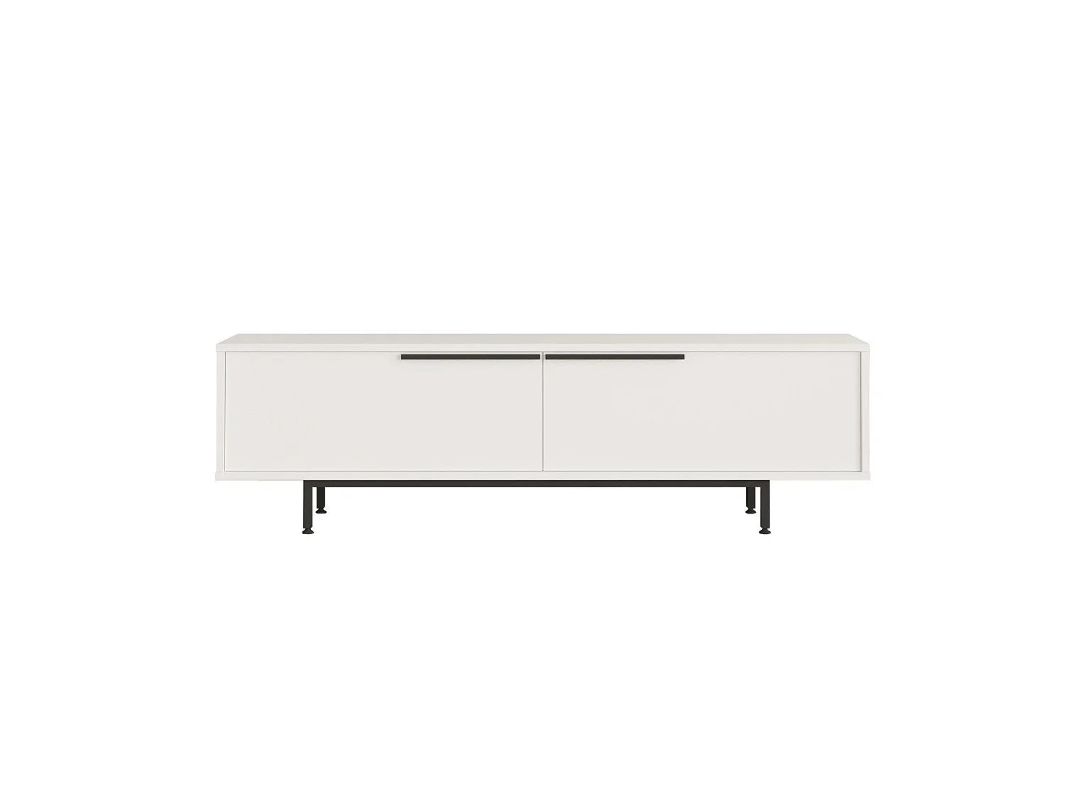 TV-Ständer – 160 cm – Weiß – Spanplatte