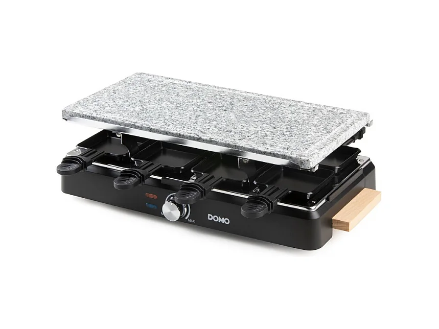 Raclette-Gerät für 8 Personen 1400W mit Naturstein - DO9262G