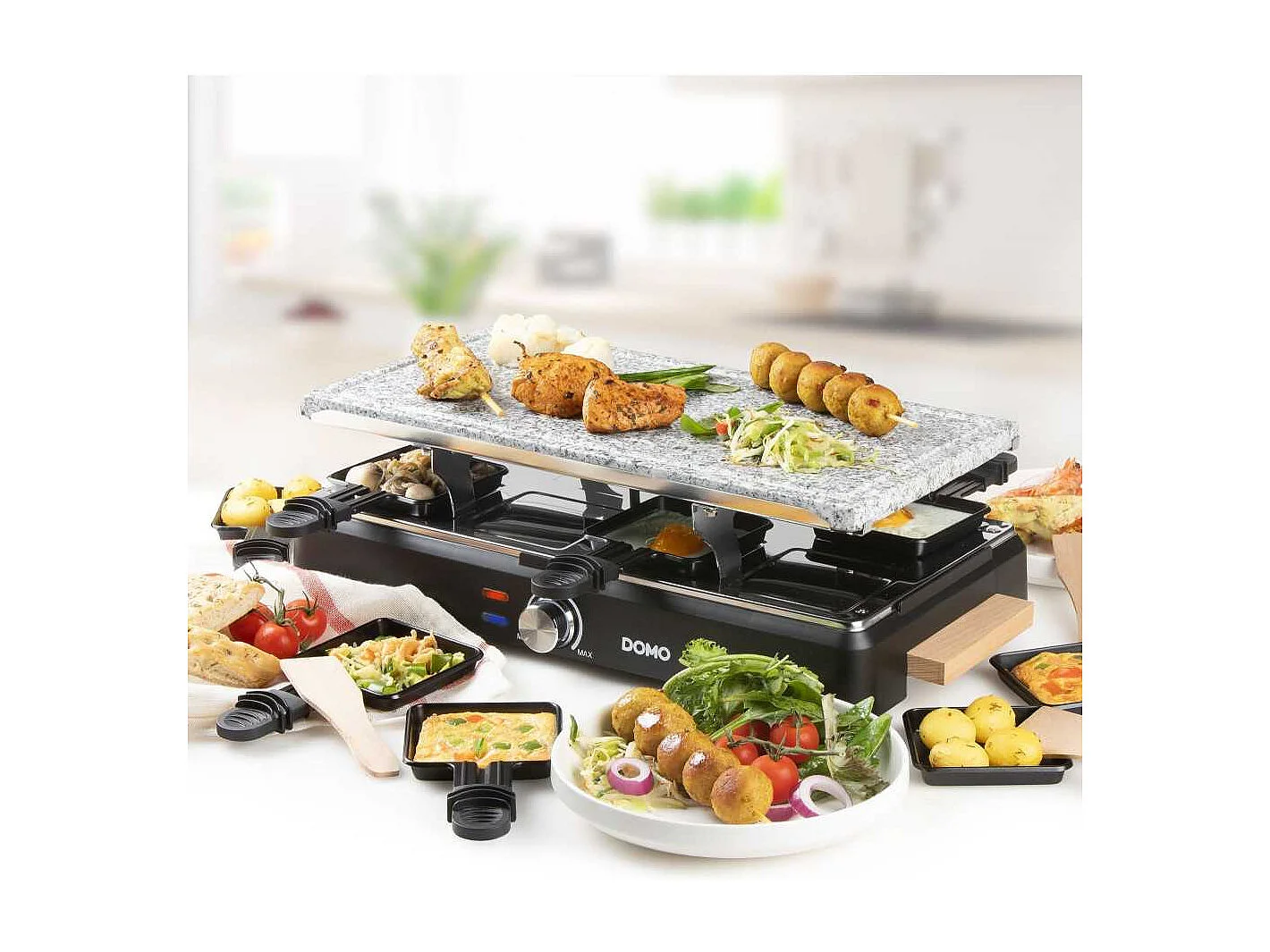 Domo Appareil à raclette 8 personnes 1400w - DO9262G