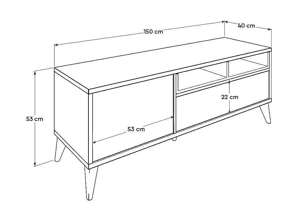 Mobile TV-TVR-511-Bianco