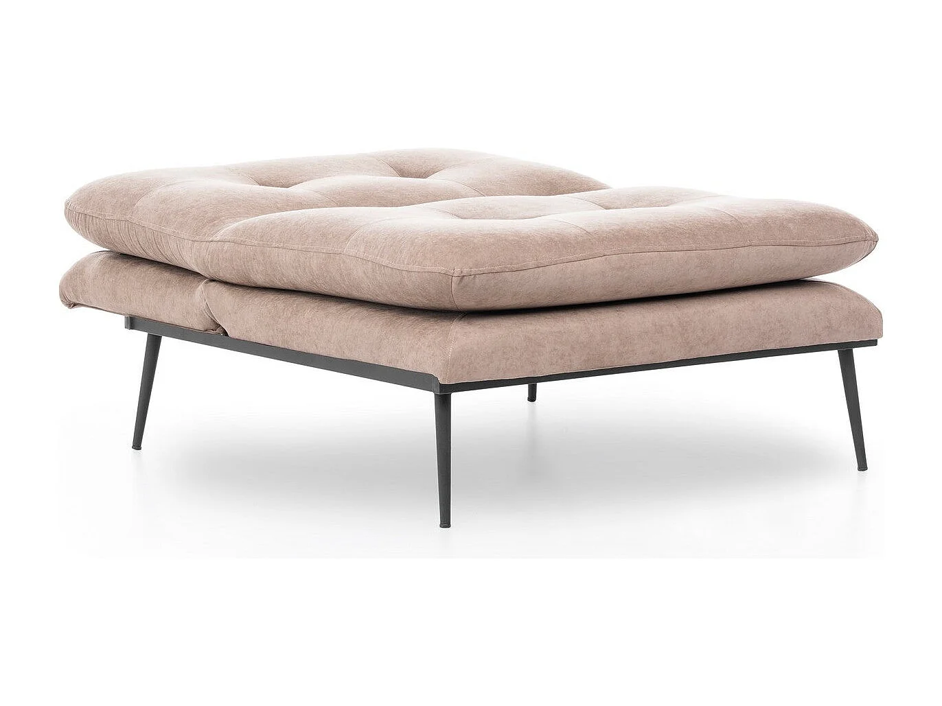 Moderne fauteuil – 90x95x90 cm – nertskleur – 100% metalen frame, linnen stof