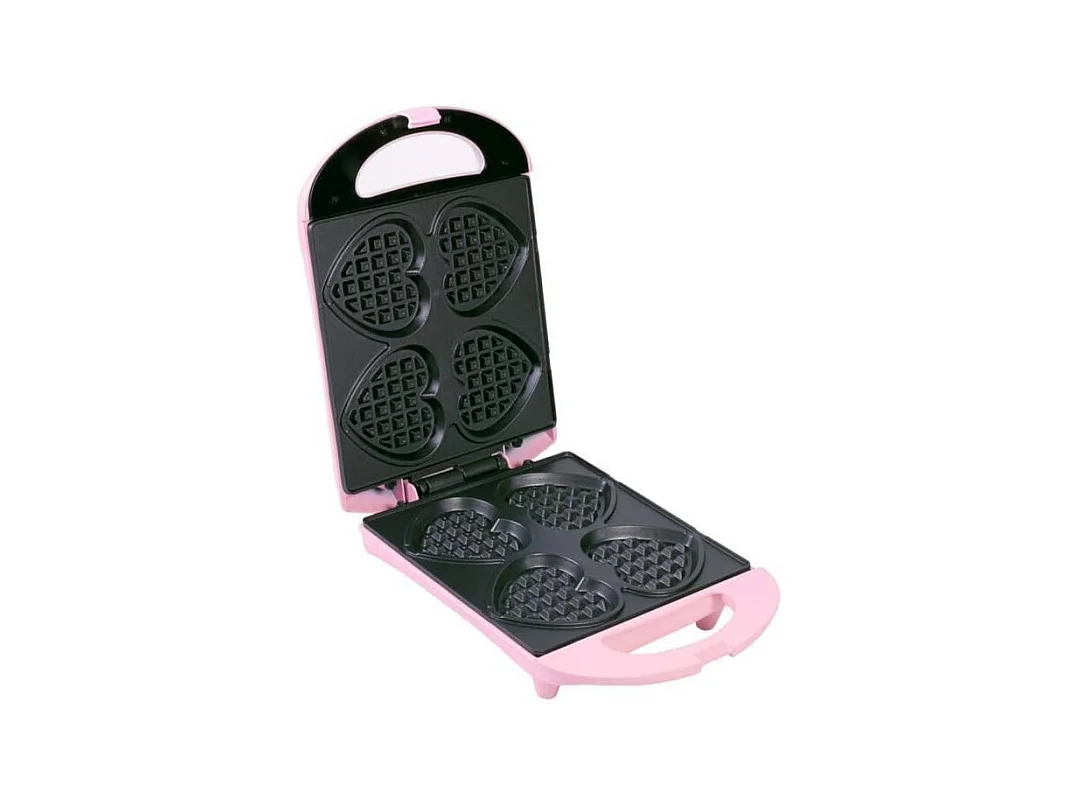 Waffeleisen für herzförmige Waffeln DSW271P 780 W Rosa