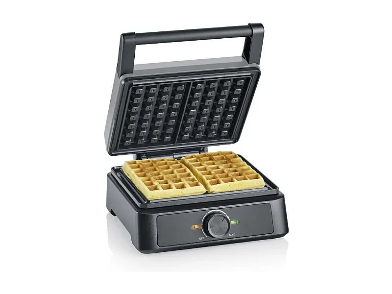 Piastra per waffle SEVERIN WA2125 1600 W Rivestimento in ceramica Grigio/Nero