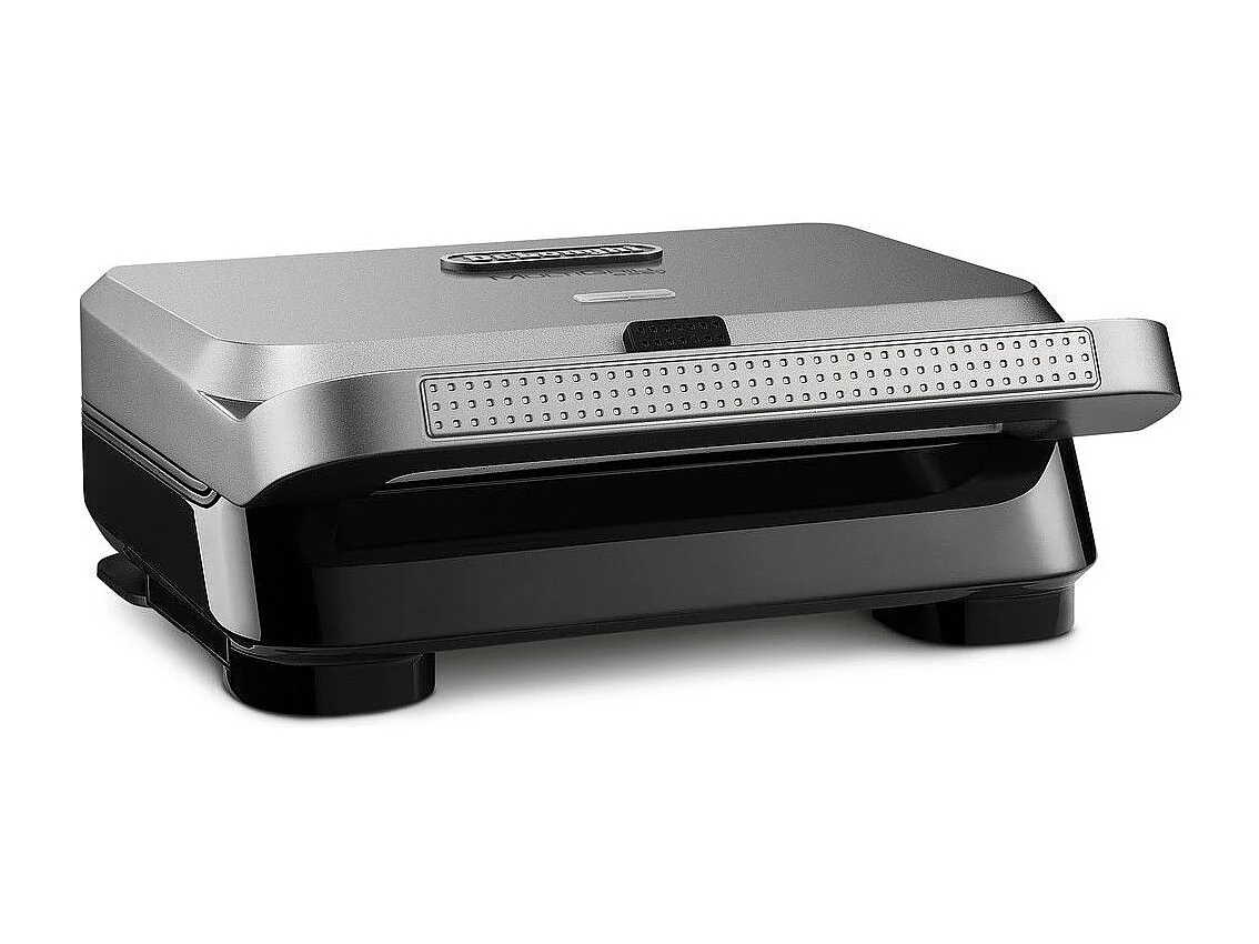 DeLonghi SW12BCS Máquina de Waffles 2 placas 800W - Revestimento antiaderente - Preto e Cinza