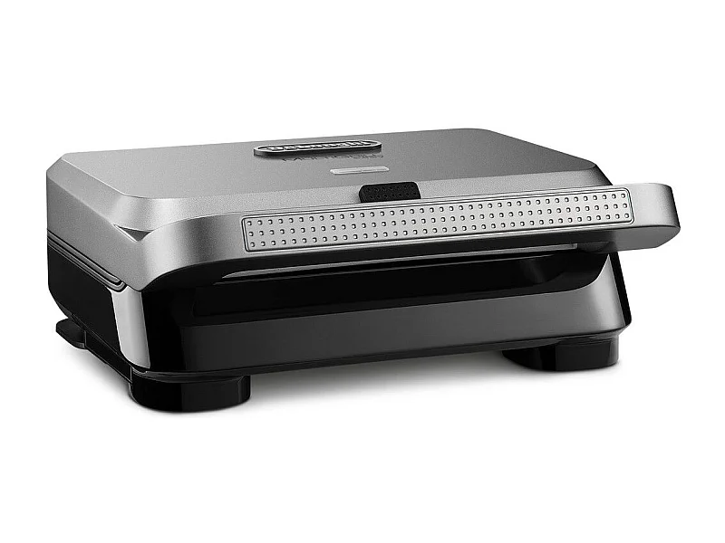 DeLonghi SW12BCS Máquina de Waffles 2 placas 800W - Revestimento antiaderente - Preto e Cinza