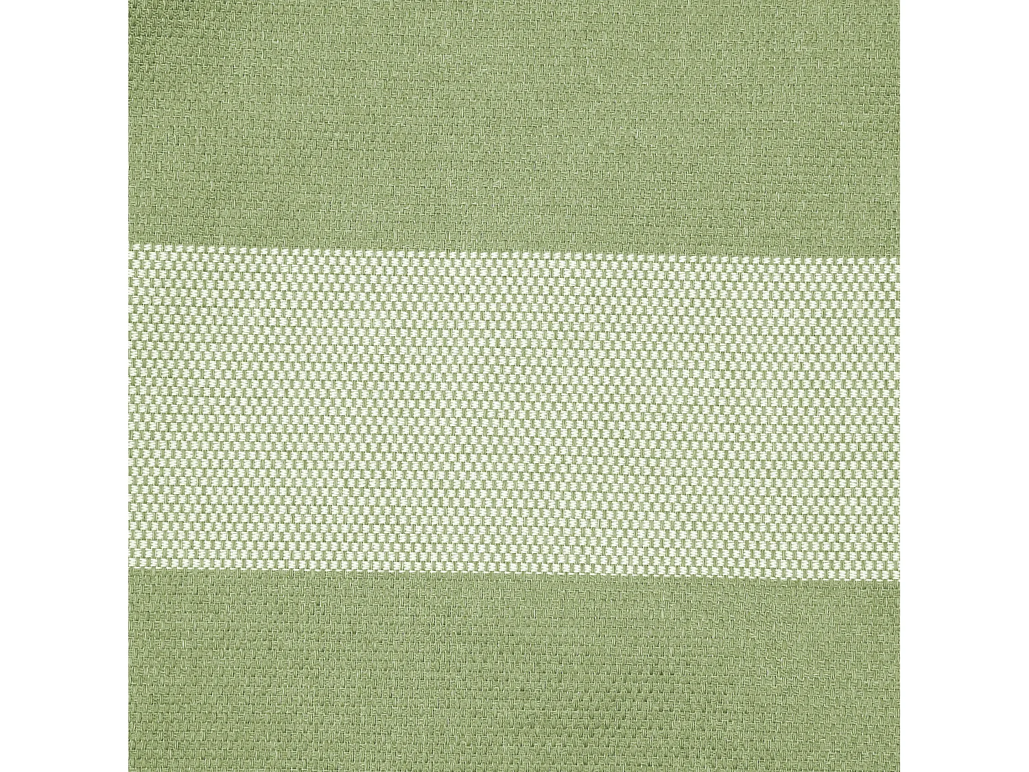 Méridienne rayé pour salon de jardin modulable vert cactus