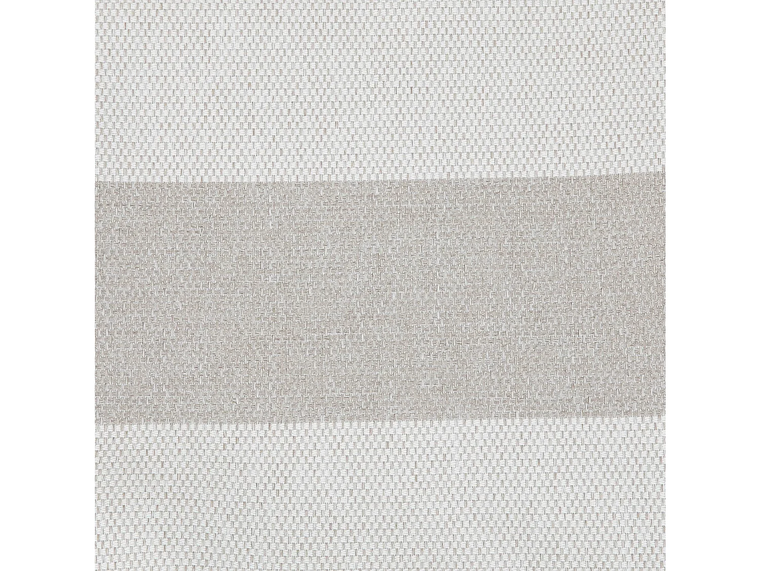 Méridienne rayé pour salon de jardin modulable beige