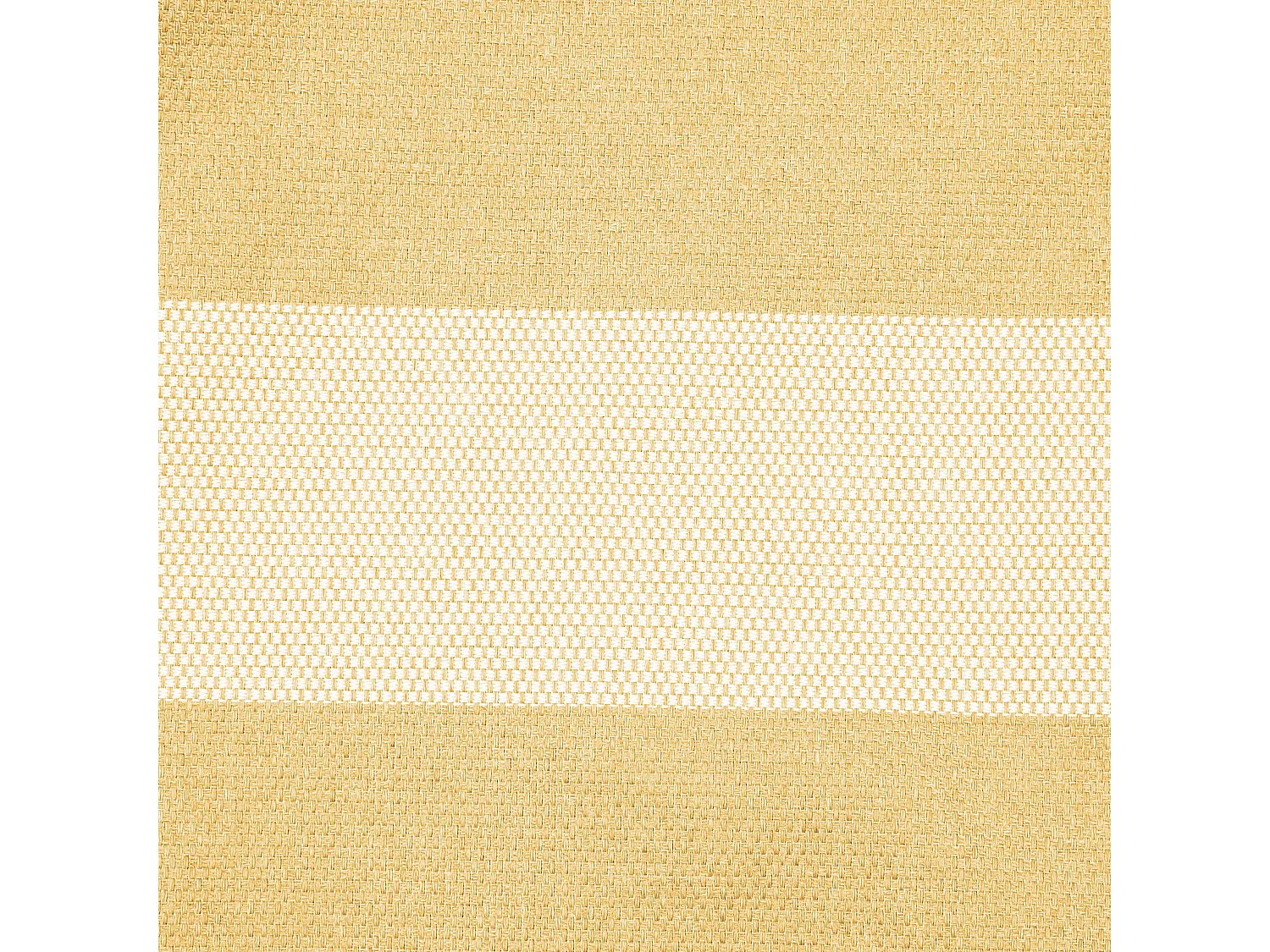 Méridienne rayé pour salon de jardin modulable jaune clair